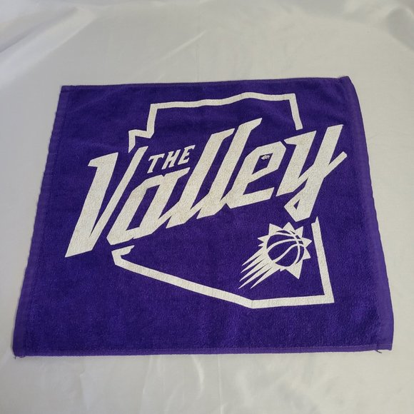 Phoenix Suns 2022 The Valley Purple Rally Towel 15" x 17" - Picture 1 of 4